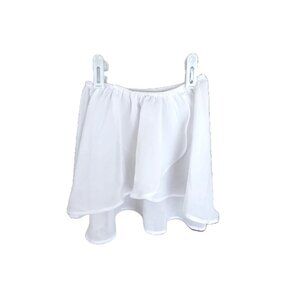 Bloch Ballet Skirt - White child's 6x/7